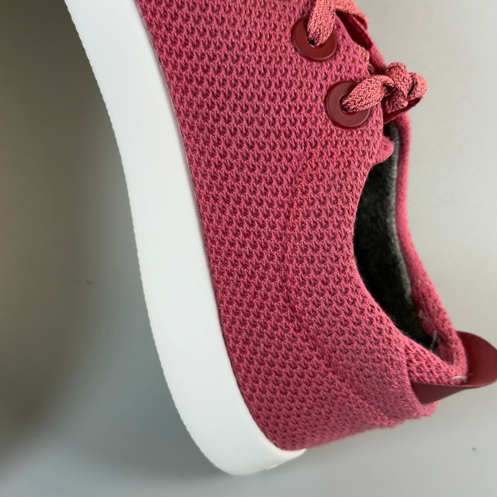 Allbirds Tree Piper Mens 13 Lux Pink White Running Shoes Lace Low Train Sneaker - Picture 12 of 16